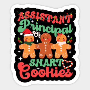 Assistant Principal Of Smart Cookies Christmas Shirt Sticker
